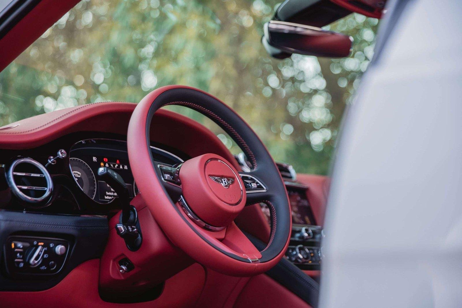 Bentley — Red leather