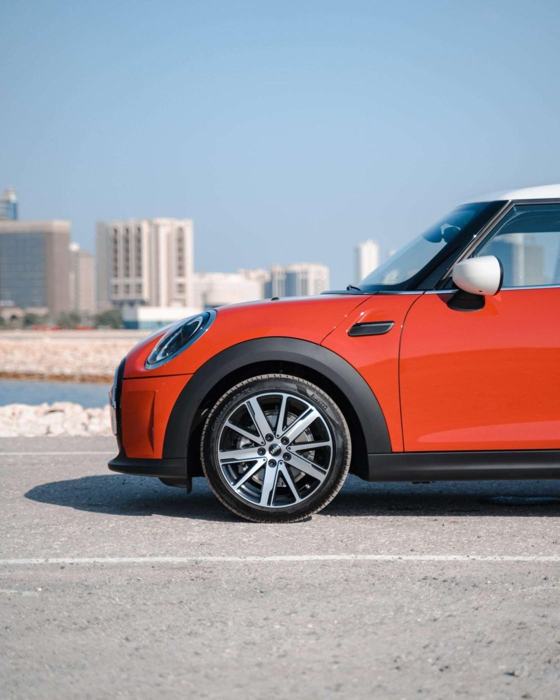 Mini Cooper — Chili red